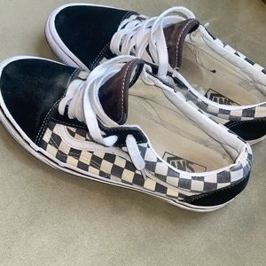 Vans checkered shoes size 9.5